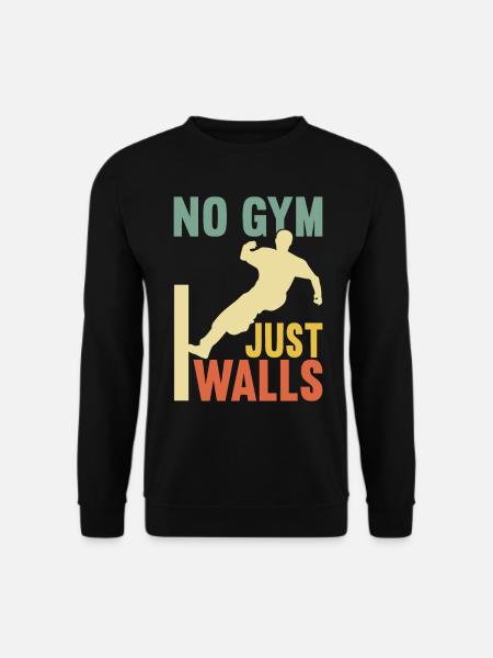 Parkour Freerunning - Unisex Sweatshirt - black