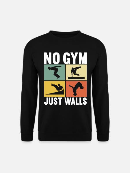 Parkour Freerunning - Unisex Sweatshirt - black