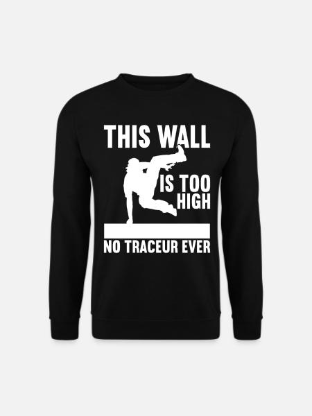 Parkour Freerunning - Unisex Sweatshirt - black