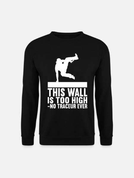 Parkour Freerunning - Unisex Sweatshirt - black