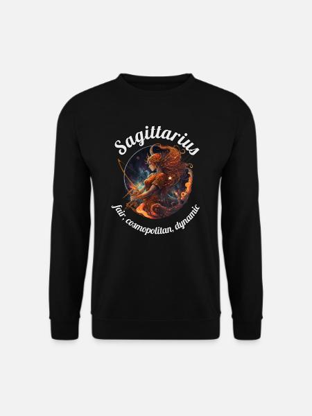 Sagittarius Zodiac Sign Sagittarius Astronomy - Unisex Sweatshirt - black