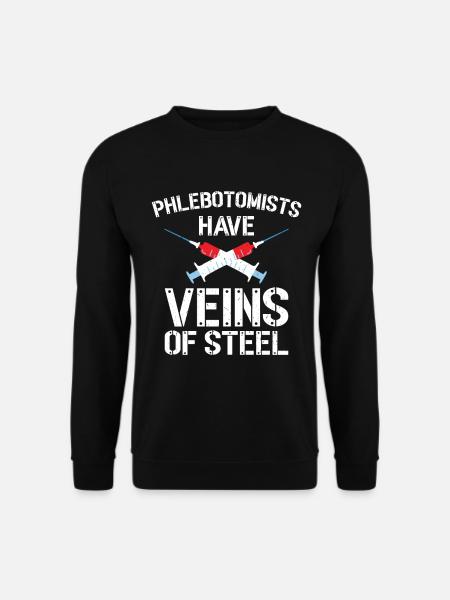 Phlebotomist Phlebotomy Nurse Tech - Unisex Sweatshirt - black