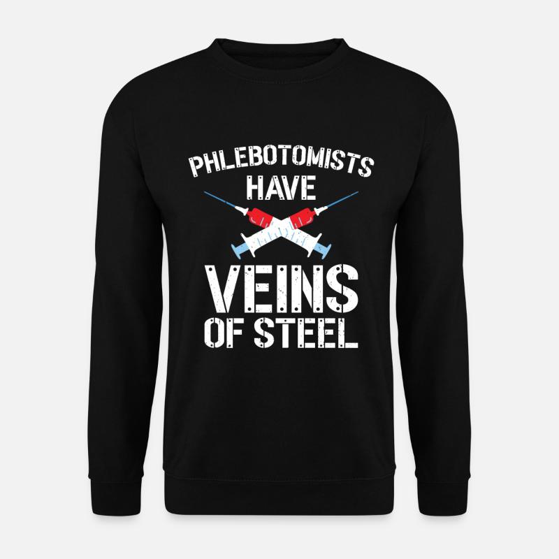 Phlebotomist Phlebotomie Krankenschwester Tech - Unisex Pullover - Schwarz