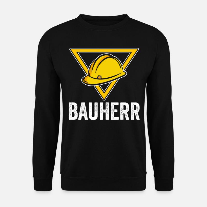 Bauherr - Unisex Pullover - Schwarz
