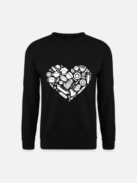 Cooking Equipment Heart Cooking Tools Kitchen Chef - Unisex Pullover - Schwarz