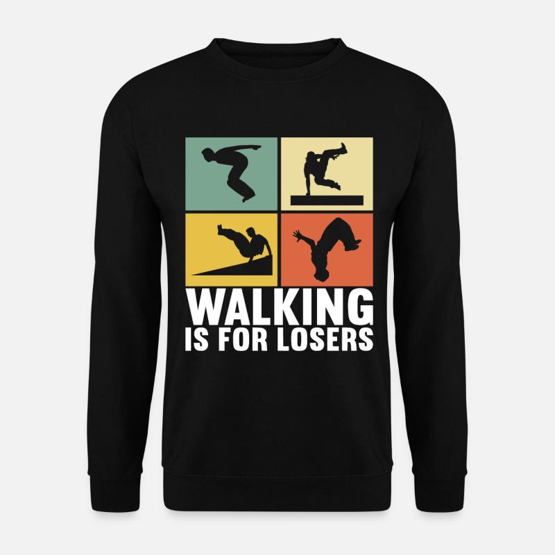 Parkour Freerunning - Unisex Sweatshirt - black