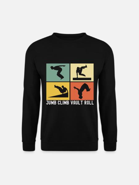 Parkour Freerunning - Unisex Sweatshirt - black