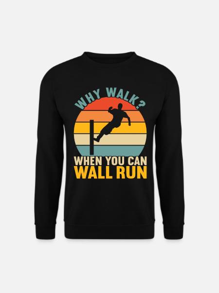 Parkour Freerunning - Unisex Sweatshirt - black