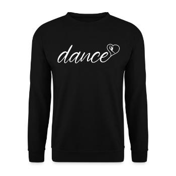 Tanzen Für Tänzer - Unisex Pullover - Schwarz - Vorne - Alina (178cm) & Michal (187cm)