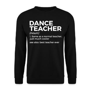 Danse pour les professeurs de danse - Sweat-shirt Unisexe - noir - Devant - Alina (178cm) & Michal (187cm)