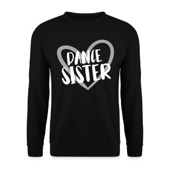Tanzen Für Tänzer - Unisex Pullover - Schwarz - Vorne - Alina (178cm) & Michal (187cm)