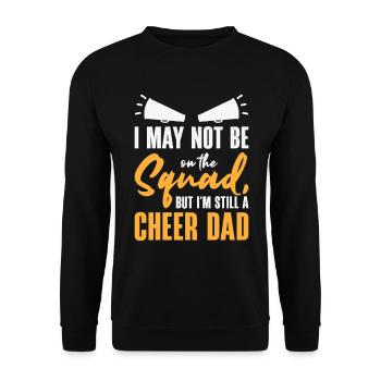 Cheerleader Proud Cheer Dad Cheerleading Beer - Unisex Sweatshirt - black - Front - Alina (178cm) & Michal (187cm)