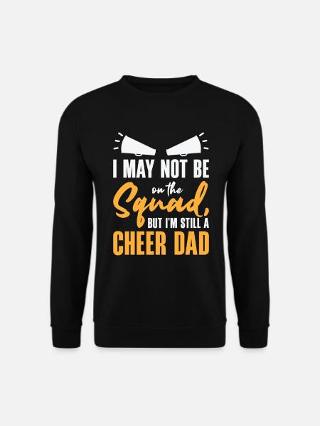 Cheerleader Stolzes Cheer Dad Cheerleading - Unisex Pullover - Schwarz