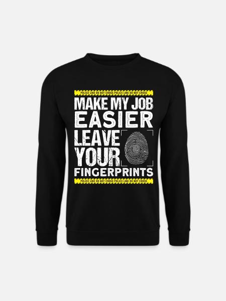 Gerichtsmediziner Forensiker Forensik - Unisex Pullover - Schwarz