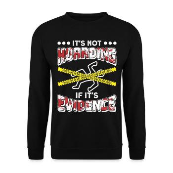 Forensic Scientist Forensic Forensic Science - Unisex Sweatshirt - black - Front - Alina (178cm) & Michal (187cm)