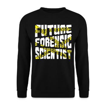 Criminalistique Criminalistique - Sweat-shirt Unisexe - noir - Devant - Alina (178cm) & Michal (187cm)