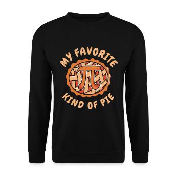 Pi Day Cake Math Number Pi Symbol Food - Sweat-shirt Unisexe - noir - Devant - Alina (178cm) & Michal (187cm)