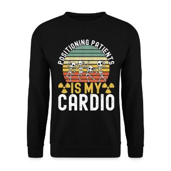Radiology Radiologist - Unisex Sweatshirt - black - Front - Alina (178cm) & Michal (187cm)