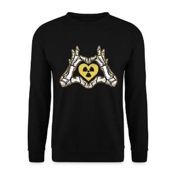 Radiology Radiologist - Unisex Sweatshirt - black - Front - Alina (178cm) & Michal (187cm)