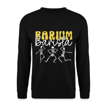 Radiologie Radiologe - Unisex Pullover - Schwarz - Vorne - Alina (178cm) & Michal (187cm)