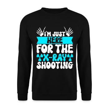 Radiology Radiologist - Unisex Sweatshirt - black - Front - Alina (178cm) & Michal (187cm)