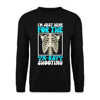 Radiology Radiologist - Unisex Sweatshirt - black - Front - Alina (178cm) & Michal (187cm)