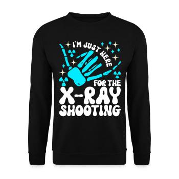 Radiology Radiologist - Unisex Sweatshirt - black - Front - Alina (178cm) & Michal (187cm)