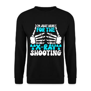 Radiologie Radiologe - Unisex Pullover - Schwarz - Vorne - Alina (178cm) & Michal (187cm)