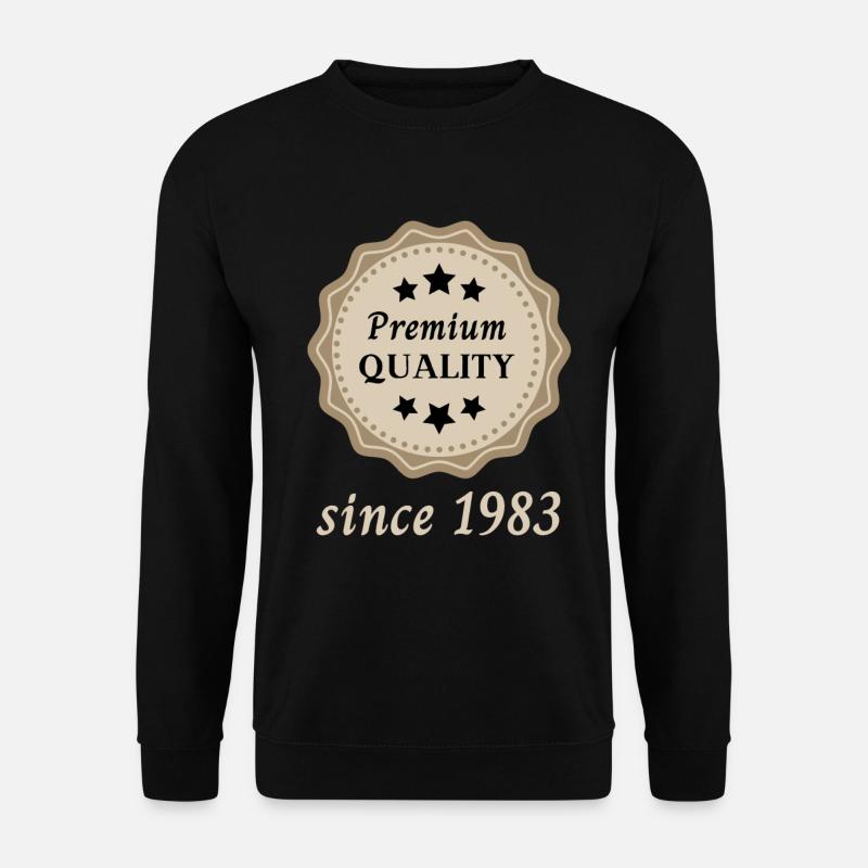 Premium Quality since 1983 - Unisex Sweatshirt - black