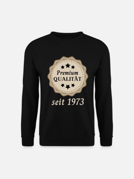 Premium Qualität seit 1973 - Unisex Pullover - Schwarz