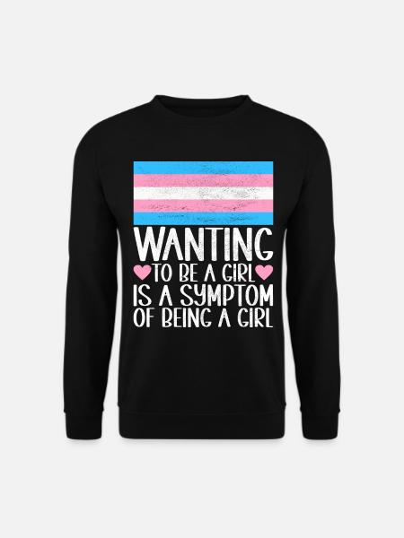 Transgender Trans LGBTQ - Unisex Pullover - Schwarz