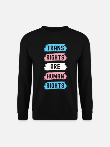 Transgender Trans LGBTQ - Unisex Pullover - Schwarz