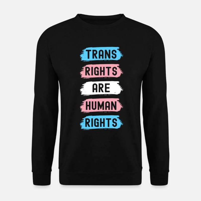 Transgender Trans LGBTQ - Unisex Pullover - Schwarz