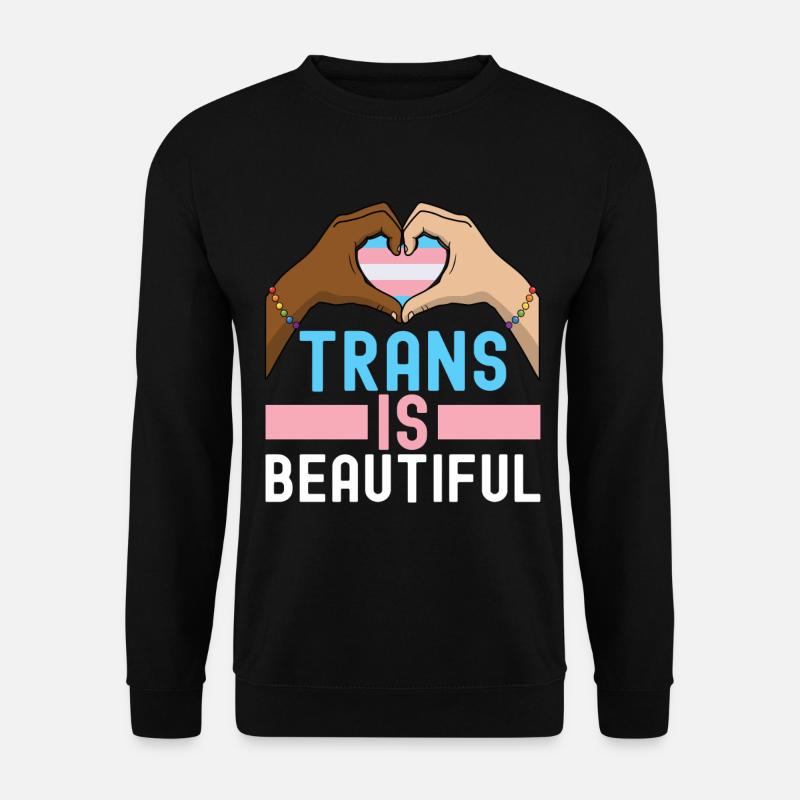 Transgenre Trans LGBTQ - Sweat-shirt Unisexe - noir