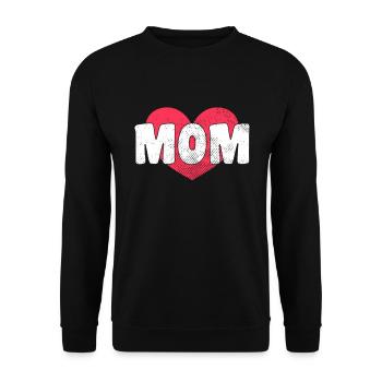Maman Maman Maman Cadeau - Sweat-shirt Unisexe - noir - Devant - Alina (178cm) & Michal (187cm)