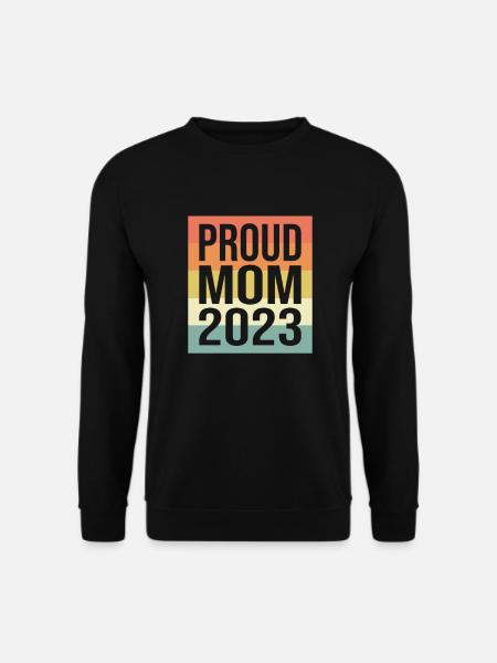 proud mom retro 2023 - Unisex Sweatshirt - black