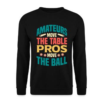 Flipper Retro Pinball Flipperautomat Bumper - Sweat-shirt Unisexe - noir - Devant - Alina (178cm) & Michal (187cm)