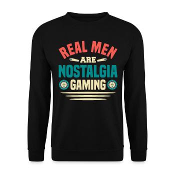 Flipper Retro Pinball Flipperautomat Bumper - Sweat-shirt Unisexe - noir - Devant - Alina (178cm) & Michal (187cm)