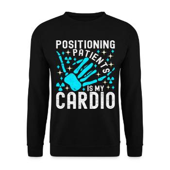 Radiology Radiologist - Unisex Sweatshirt - black - Front - Alina (178cm) & Michal (187cm)