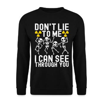 Radiology Radiologist - Unisex Sweatshirt - black - Front - Alina (178cm) & Michal (187cm)