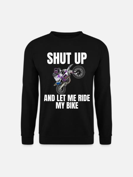 Motorcross / Enduro / Freestyle mx / Dirtbike retro - Uniseks sweater - zwart