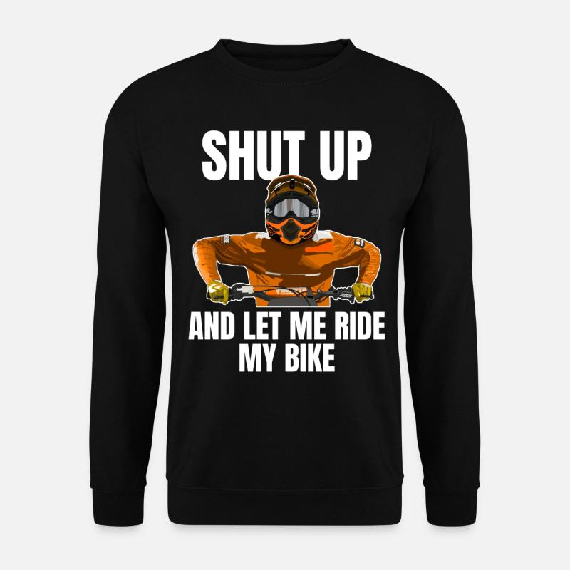 Motocross / Enduro / Freestyle mx / Dirtbike retro - Unisex Pullover - Schwarz