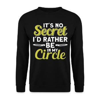 Discus Throw Discus Thrower Athletics Discus - Unisex Sweatshirt - black - Front - Alina (178cm) & Michal (187cm)