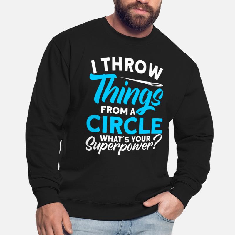 Diskuswurf Diskuswerfer Leichtathletik Diskus Unisex Pullover