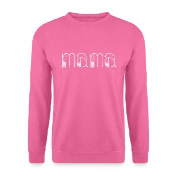 Mama lettering - Unisex Sweatshirt - pink - Front