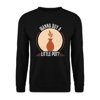 Poterie Argile Cours de poterie Poterie Poterie - Sweat-shirt Unisexe - noir - Devant - Alina (178cm) & Michal (187cm)