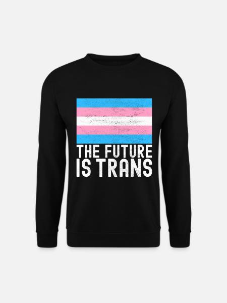 Transgender Trans LGBTQ - Unisex Sweatshirt - black