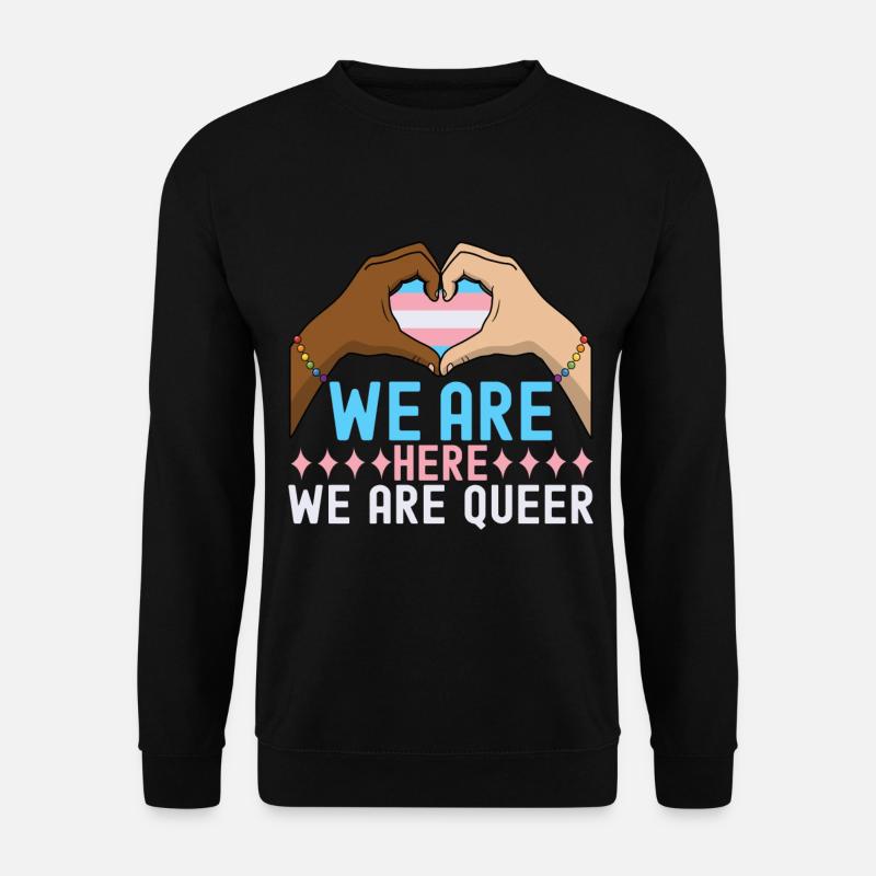 Transgenre Trans LGBTQ - Sweat-shirt Unisexe - noir