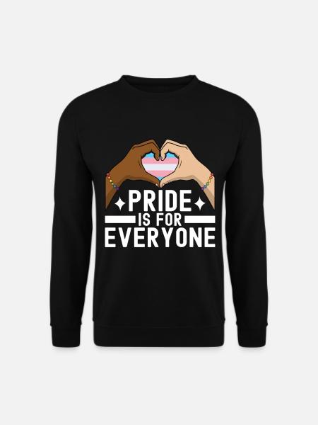 Transgender Trans LGBTQ - Unisex Pullover - Schwarz