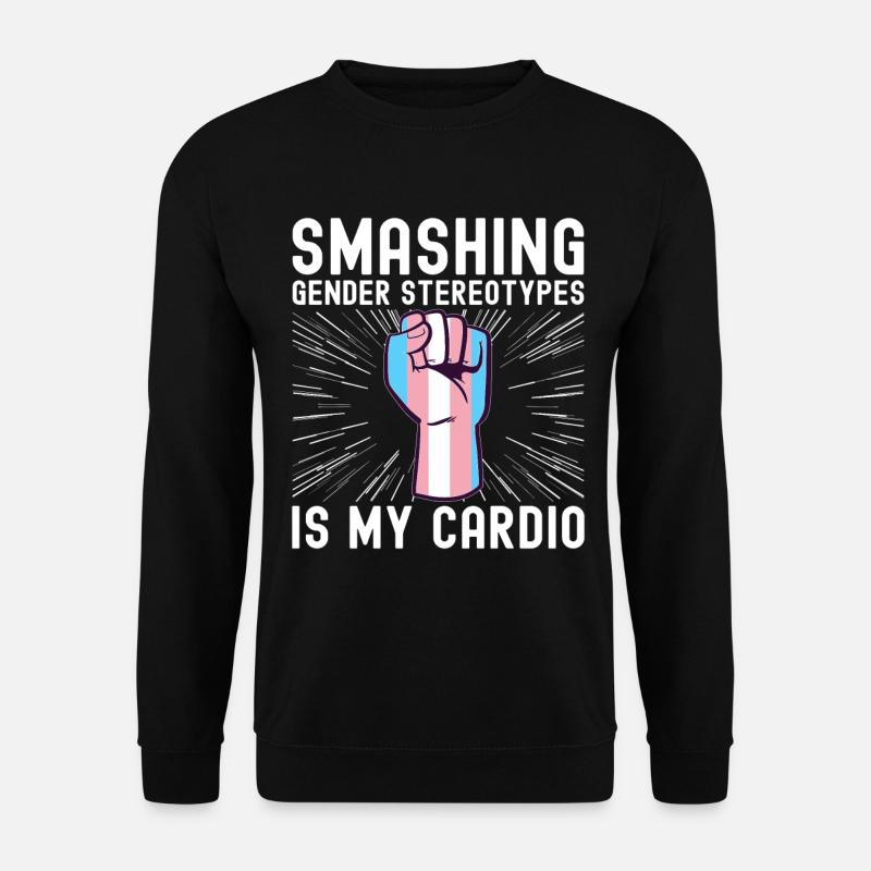 Transgender Trans LGBTQ - Unisex Pullover - Schwarz